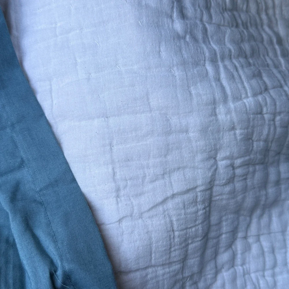 Pottery Barn Shams 2 set‎ Rosalie Paisley Euro covers  quilted greens turquoise